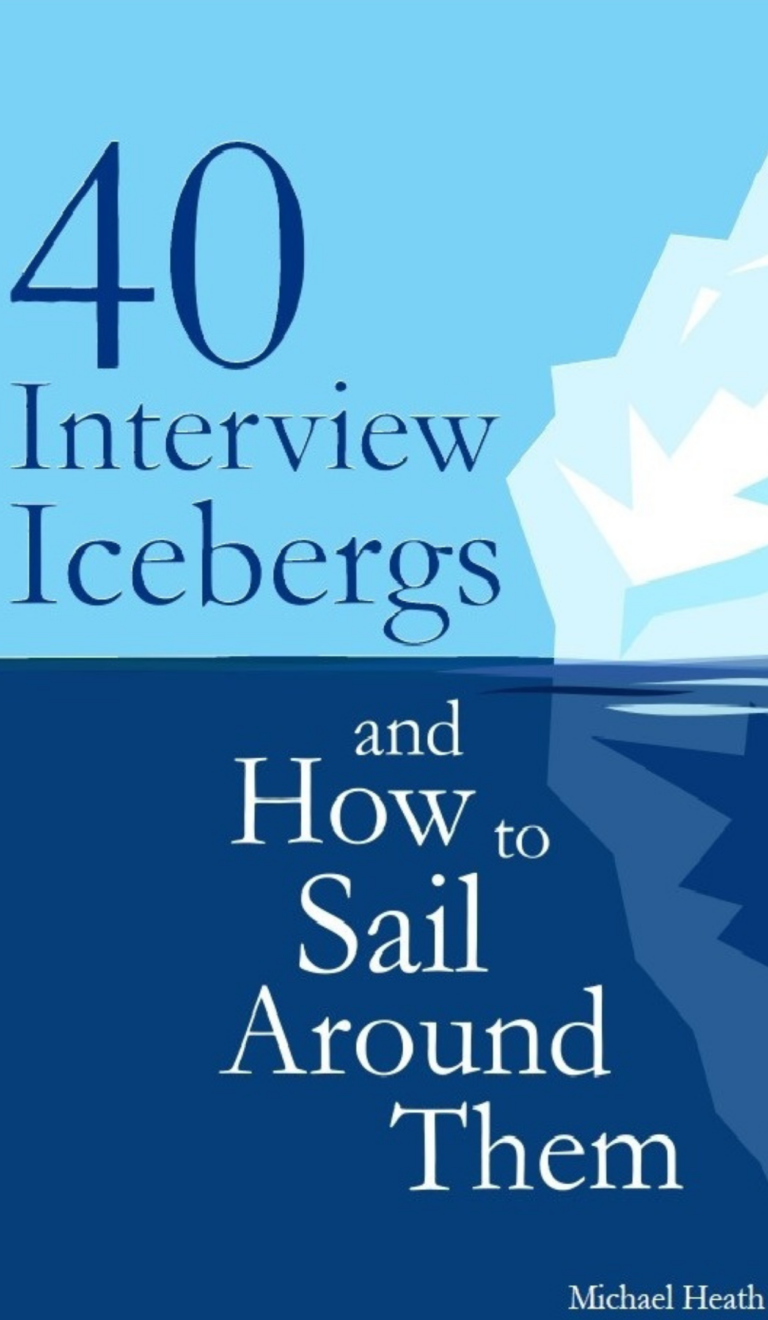 40 interview icebergs business book cover